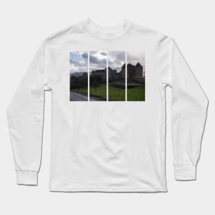 Berze-le-Chatel fortress is a 10th-century castle in the Bourgogne-Franche-Comte. Cloudy winter day Long Sleeve T-Shirt